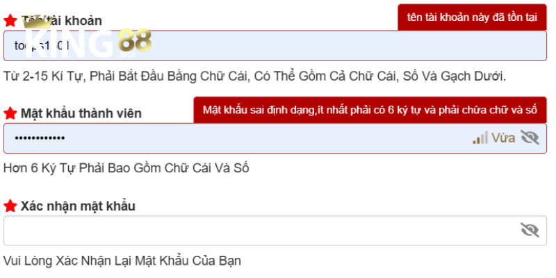 Cách đăng ký King88 chi tiết từng bước dành cho người chơi